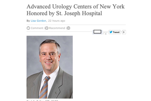 Dr. Paul A. Peller Honored at St. Joseph Hospital's Casino Night Gala