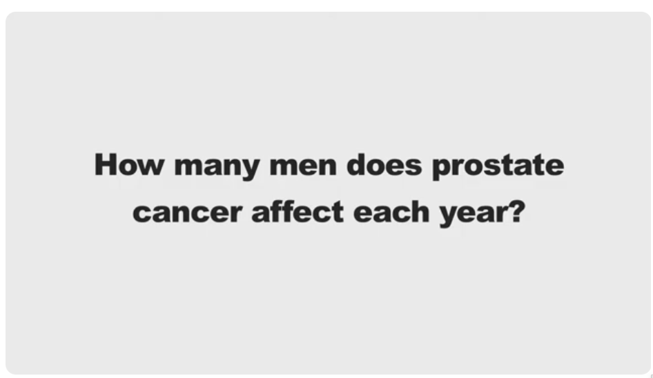 How Many Men Does Prostate Cancer Affect Each Year?