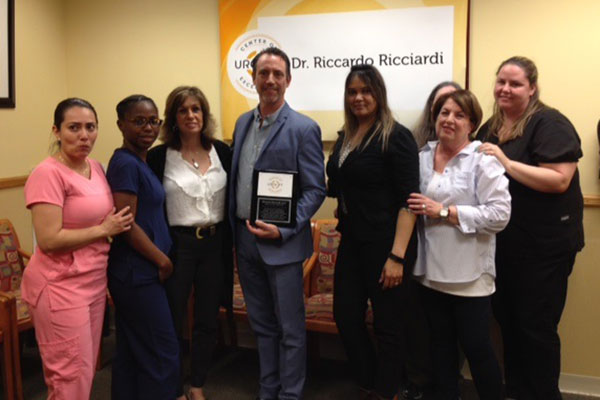 Dr. Riccardo Ricciardi Designated a UroLift® Center of Excellence