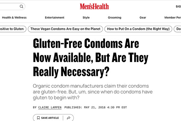 Gluten-Free Condoms Are Now Available, But Are They Really Necessary?