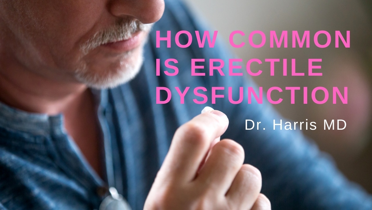 What is the Prevalence of Erectile Dysfunction, According to Dr. Harris?