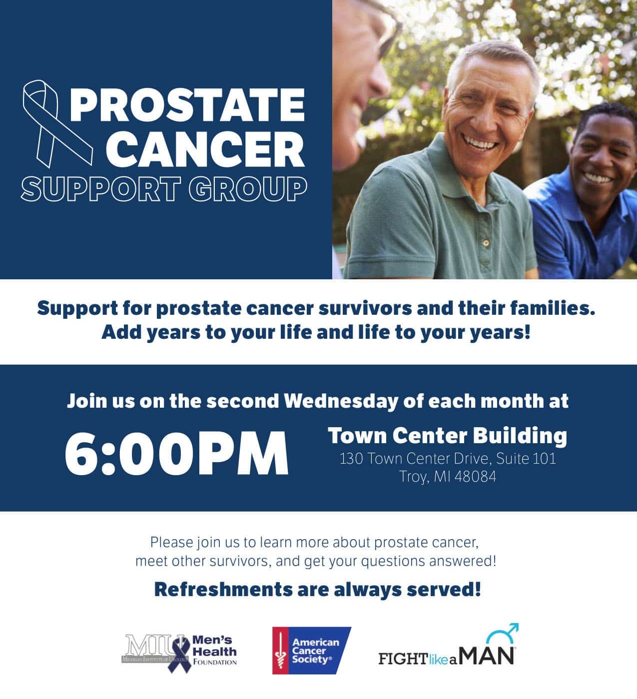 Prostate Cancer Support Group Details