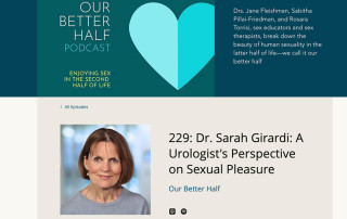 Dr. Sarah Girardi Featured on Our Better Half Podcast